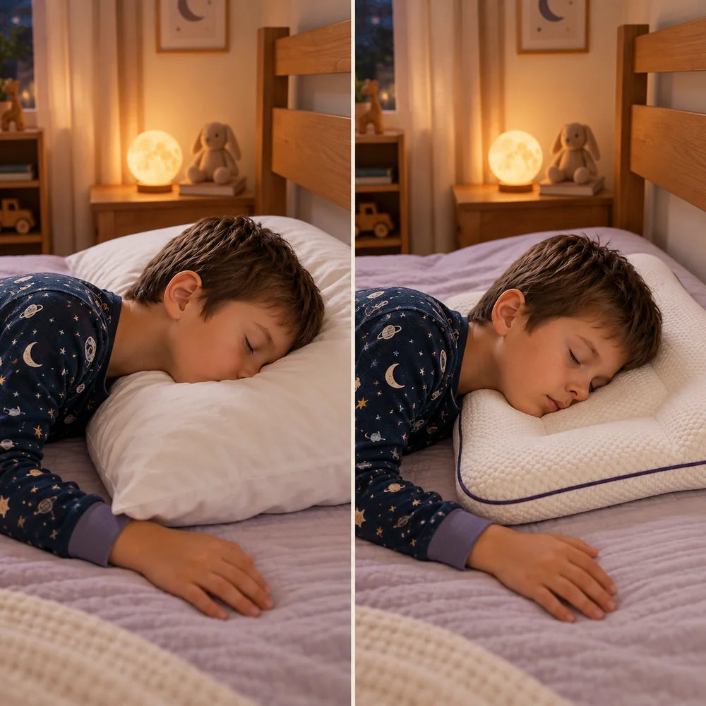 Bambino che dorme sul cuscino Sonnelo