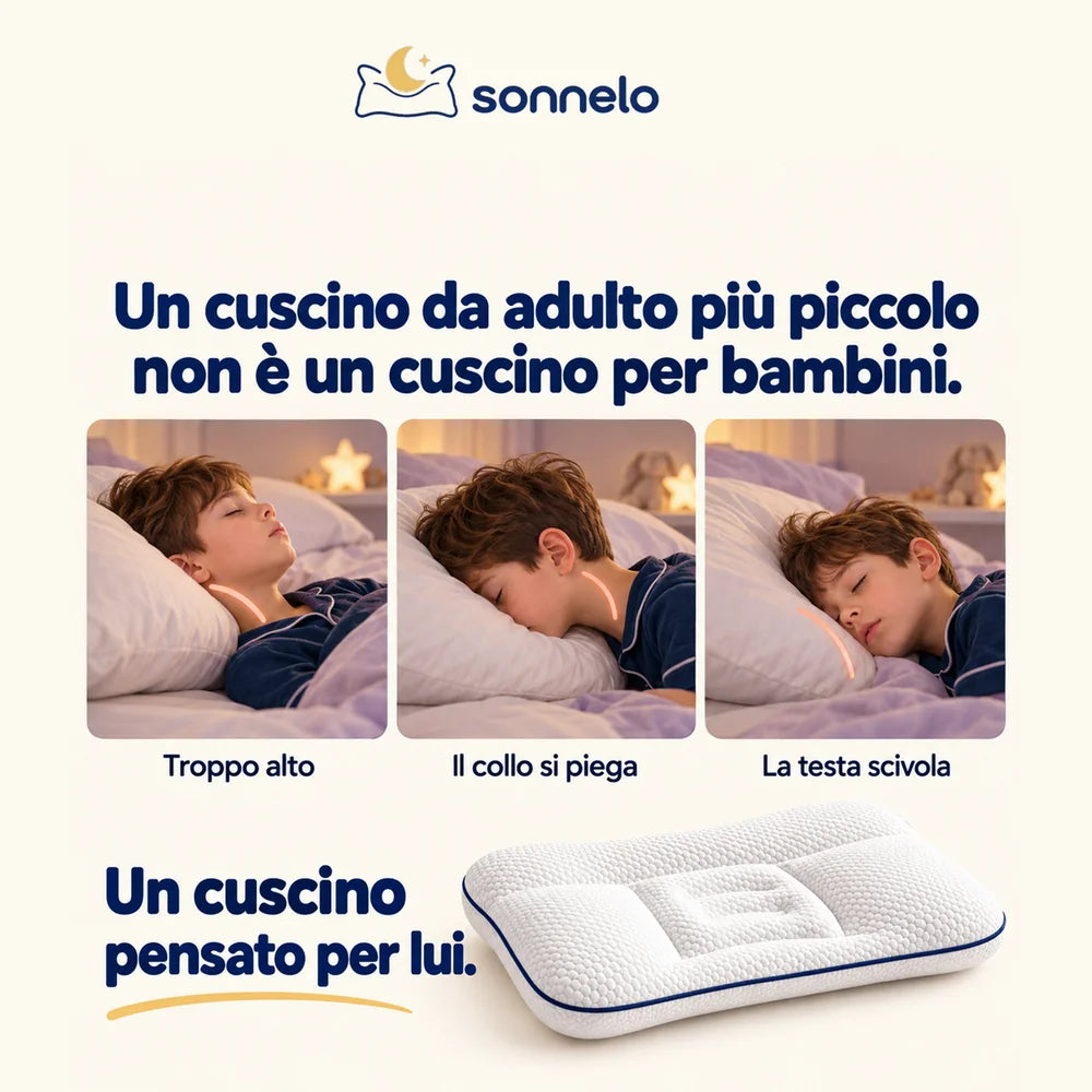 Un cuscino da adulto più piccolo non è un cuscino per bambini